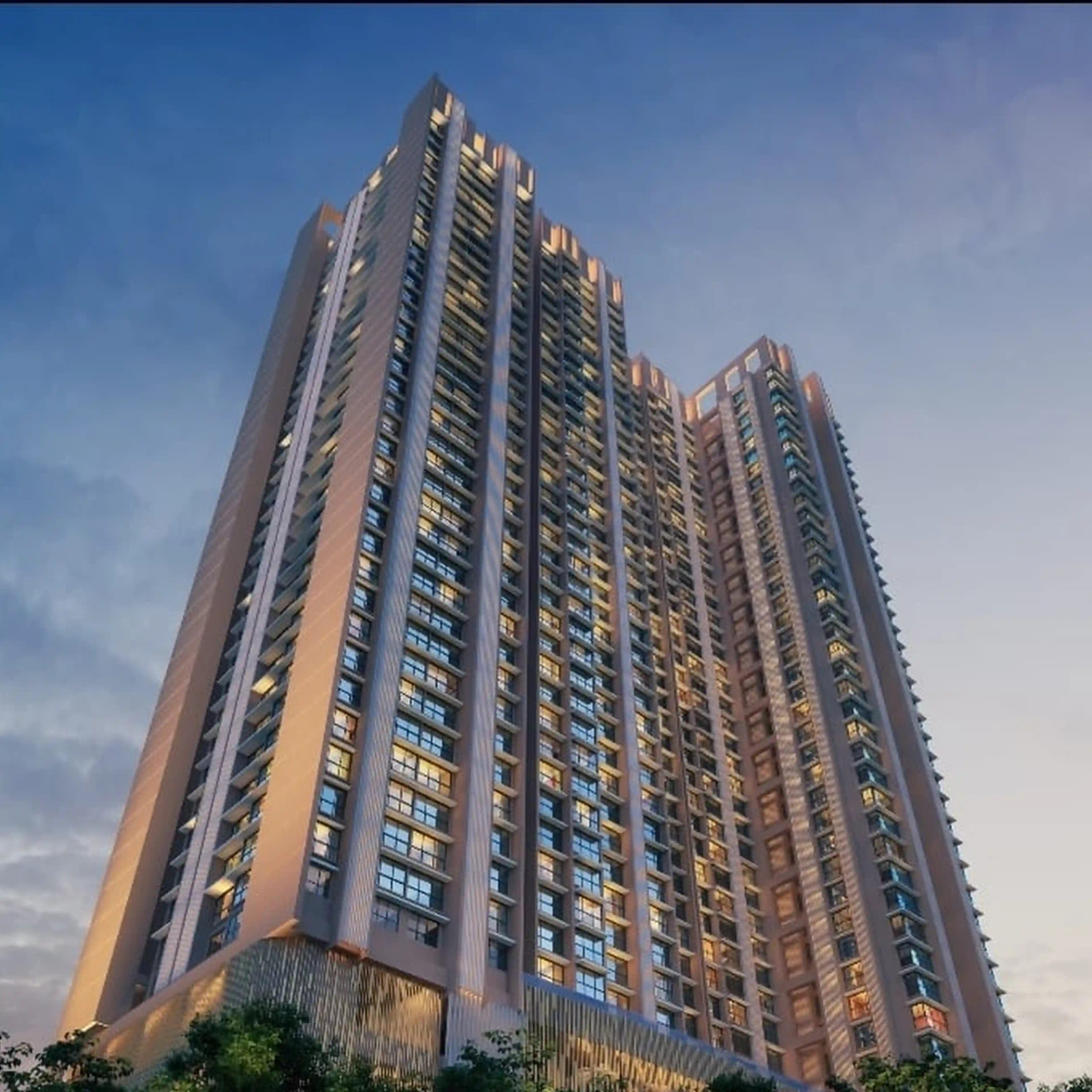 Agarwal Java luxury residential tower elevation at Goregaon East Mumbai