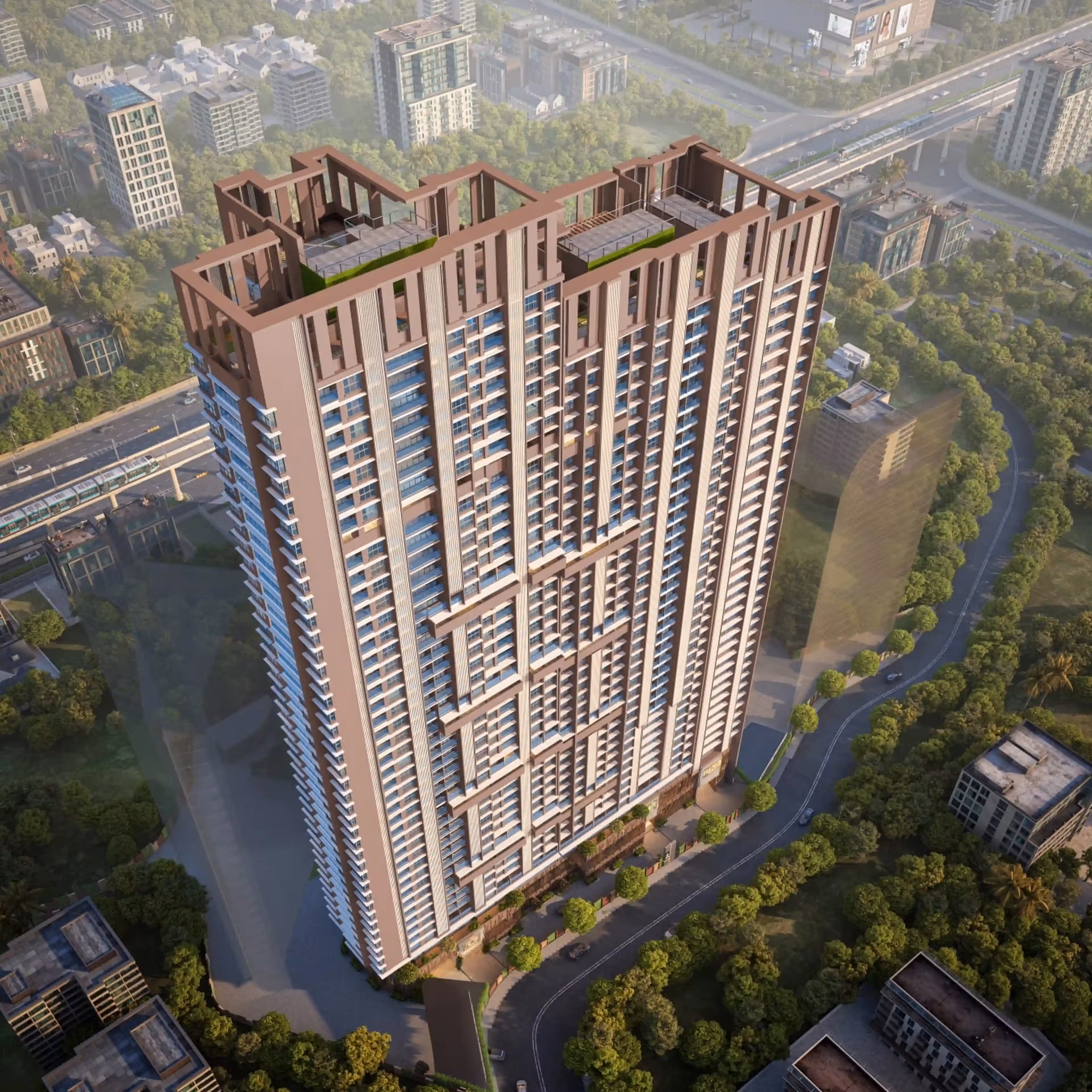 Agarwal Java residential project exterior view
