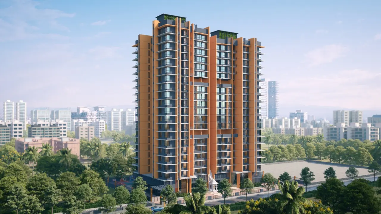 Agarwal Oak luxury tower elevation view at Goregaon East